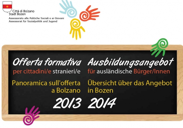 Il Comune informa e mette in rete:  nuova brochure informativa "Offerta formativa per cittadini e stranieri " 2013/2014