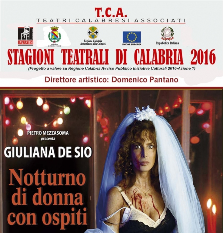 Giuliana De Sio il 15 dicembre al Teatro Costabile