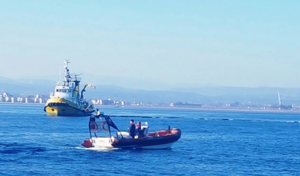 La Capitaneria di Porto ha effettuato un’esercitazione antinquinamento in mare
