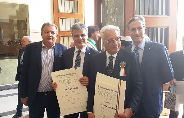 Il presidente degli industriali calabresi Mazzuca nominato Cavaliere al Merito della Repubblica