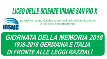 Giornata della Memoria 2018, iniziativa del Liceo delle Scienze umane “San Pio X”