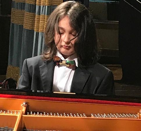 Il pianista Louis Giò Palopoli, 10 anni, vincitore di oltre 50 concorsi internazionali