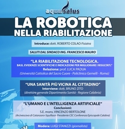 “Robotica e riabilitazione”, il 15 dicembre un  incontro/dibattito