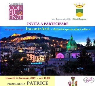 Il 24 gennaio un nuovo appuntamento con “IncontrArti - attività aperte alla cultura”