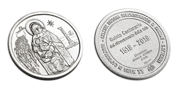 Una medaglia commemorativa per la Madonna di Capocolonna