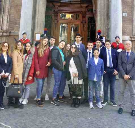 I senatori hanno accolto gli studenti di Mirto a Palazzo Madama