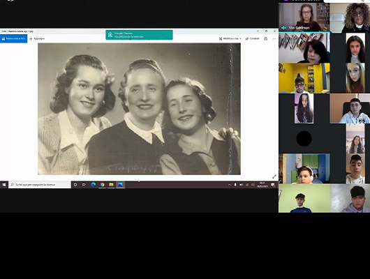 Gli alunni del Comprensivo Crosia hanno interagito in diretta con Vivian Salomon, figlia di sopravvissuti Olocausto