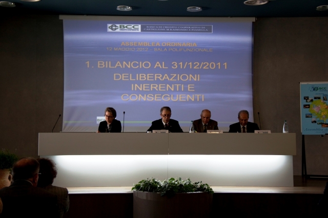 Bcc Castiglione Messer Raimondo e Pianella, approvato il bilancio 2011