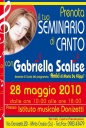 Domani all’Istituto musicale “Donizetti” seminario di canto con Gabriella Scalise di “Amici”