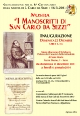 Mostra “I manoscritti di San Carlo da Sezze”: oggi l’inaugurazione presso il Museo diocesano d’ Arte Sacra