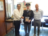 Visita di cortesia del nuovo reggente del Compartimento Polizia stradale Calabria al presidente della Provincia