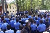 Il capo scout d’Italia, Finocchietti, saluta l’inizio  della Route regionale delle Comunità capi calabresi