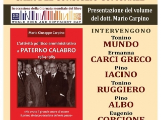 Sabato la presentazione del volume di Mario Carpino sulle buone pratiche politiche