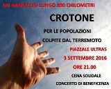 Le “voci” di Crotone per le popolazioni colpite dal sisma
