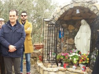 Restituita alla comunità la statua della Madonnina di Medjugorie