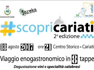 #ScopriCariati: seconda edizione del viaggio enogastronomico  per le vie del centro storico