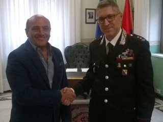 Il benvenuto del sindaco al nuovo comandante provinciale dei Carabinieri, colonnello Alessandro Colella