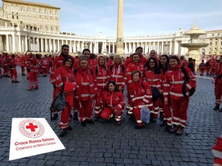 La Croce rossa di Mirto in Udienza dal Papa