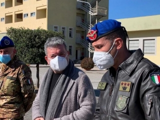 Covid-19, Spirlì visita il Reggimento Aves Sirio: Angeli custodi della Calabria - VIDEO