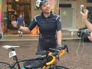 La ciclista  moranese Lucia Minervino al Romagna Ultra Race
