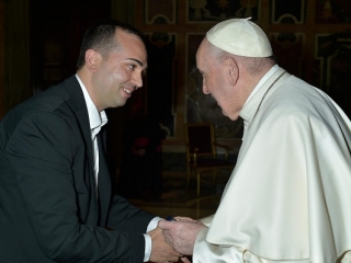 Natale Bruno (Movimento per la Vita) ha incontrato il Papa