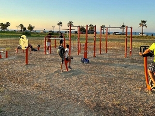 Installata area fitness pubblica