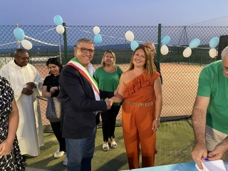Inaugurati a Doria i nuovi campetti di calcio a 5 e pallavolo