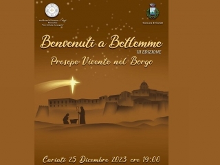 Il 25 dicembre il presepe vivente “Benvenuti a Betlemme”