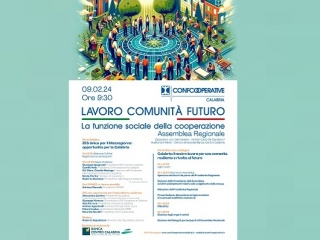 Il 9 febbraio l'assemblea regionale Confcooperative Calabria