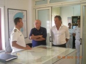 Il Presidente della Provincia e l’assessore provinciale ai Trasorti a Ferragosto con la Guardia costiera
