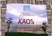 Kaos, il 25 e 26 gennaio il festival dell'editoria, della legalità e dell'identità siciliana