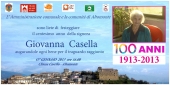 Il 7 gennaio si festeggeranno i 100 anni di nonna Giovanna