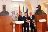 Inaugurato busto Matteo Ricci e Xu-Guangqi nel nome dell’amicizia tra Macerata e Shanghai