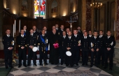 Capitaneria di Porto e Vigili del fuoco festeggiano Santa Barbara con l’Arcivescovo