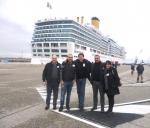 L’Associazione Fidelitas al Porto di Schiavonea per la nave Costa