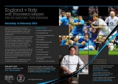 In Inghilterra lo chef Francesco Mazzei promuove la Calabria al 6 Nazioni di Rugby