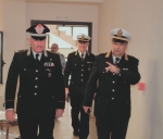 Visita di cortesia del Generale Lusi al Comando di Polizia municipale