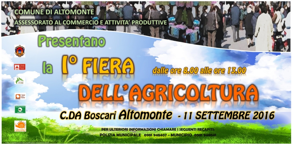 Al via la XIII edizione di Agri Altomonte, e I Fiera dell’agricoltura