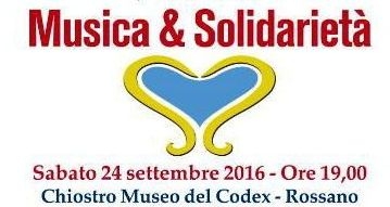 Il 24 settembre la terza edizione di  “Musica e solidarietà”