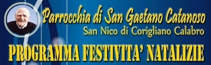 Parrocchia di San Nico, ricco il programma delle festività natalizie