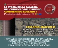 Il 20 febbraio al Comprensivo Rossano 1 un seminario sulla storia della Calabria