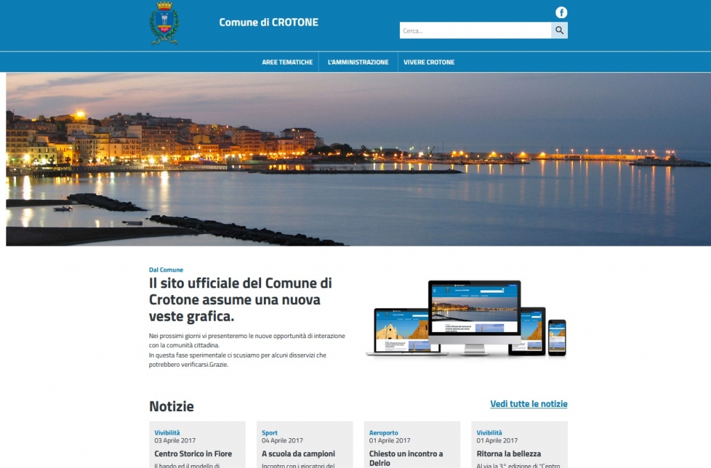 Il nuovo sito del Comune: on line la certificazione e i servizi