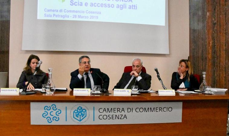 Il Presidente del Tar Calabria interviene alla tavola rotonda organizzata dalla Camera di commercio