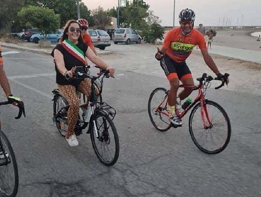 In bici da Bologna a Cariati, impegno civico in sella