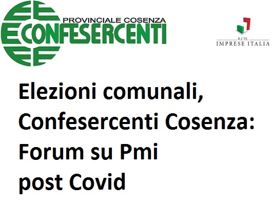 Elezioni comunali, Confesercenti Cosenza organizza incontro con i candidati a sindaco