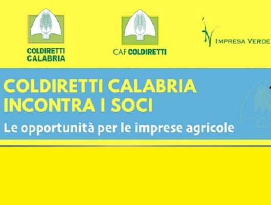 Coldiretti Calabria incontra i soci per il futuro delle imprese. Parte da Reggio il tour di tre tappe