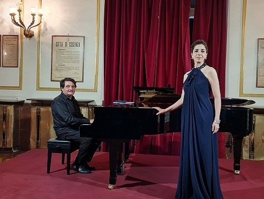 Apprezzato al Rendano il concerto “Crepusculum” con il soprano Giorgia Teodoro e il pianista Luigi Stillo