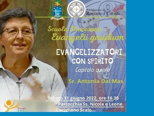 L'11 giugno ultimo incontro della scuola diocesana Evangelii Gaudium
