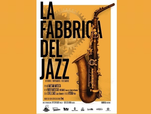“La Fabbrica del Jazz”, gli eventi di novembre e dicembre 2022