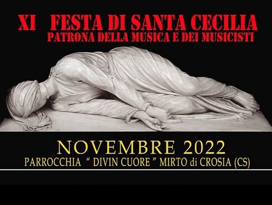 XI Festa Santa Cecilia, l'8 novembre riunione organizzativa nella parrocchia Divin Cuore